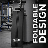 Adjustable Foldable Sit-Up & Weights Bench – 6 Level Incline Ab & Bench Press Bench