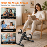 Mini Exercise Bike – Portable Pedal Exerciser with LCD Screen & Adjustable Resistance for Arm & Leg Workout