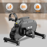 Mini Exercise Bike – Under Desk Pedal Exerciser with 8-Level Magnetic Resistance & LCD Display – Quiet Workout Machine for Arms & Legs at Home