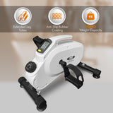 Mini Exercise Bike – Under Desk Pedal Exerciser with 8-Level Magnetic Resistance & LCD Display – Quiet Workout Machine for Arms & Legs at Home