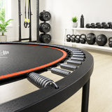 Foldable Mini Trampoline Rebounder 40” & 48” with U Bar Handle | FK Sports UK