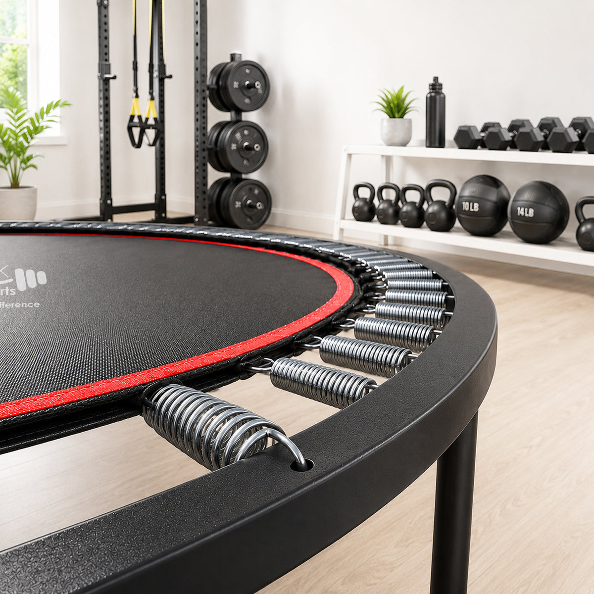 Foldable Mini Trampoline for Adults – 40/48 Inch Rebounder | Home Gym | FK Sports