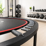 Foldable Mini Trampoline for Adults – 40/48 Inch Rebounder | Home Gym | FK Sports
