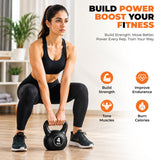Vinyl Coated Kettlebells – Heavy Weight Kettlebell Set for Home Gym Workouts (2kg to 24kg) – Strength Training for Men & Women