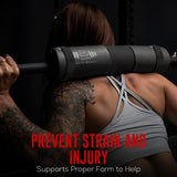 FK Sports Barbell Squat Pad – Extra-Thick Foam Cushion for Neck & Shoulder Support