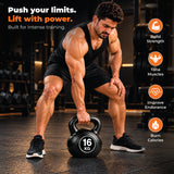 Vinyl Coated Kettlebells – Heavy Weight Kettlebell Set for Home Gym Workouts (2kg to 24kg) – Strength Training for Men & Women