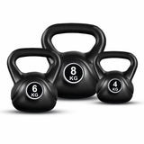 Kettlebell Set - 18kg Vinyl Coated Kettlebells for Home Workouts