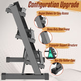 3-Tier Heavy-Duty Dumbbell Rack – Sturdy Weight Storage Stand for Home or Commercial Gym