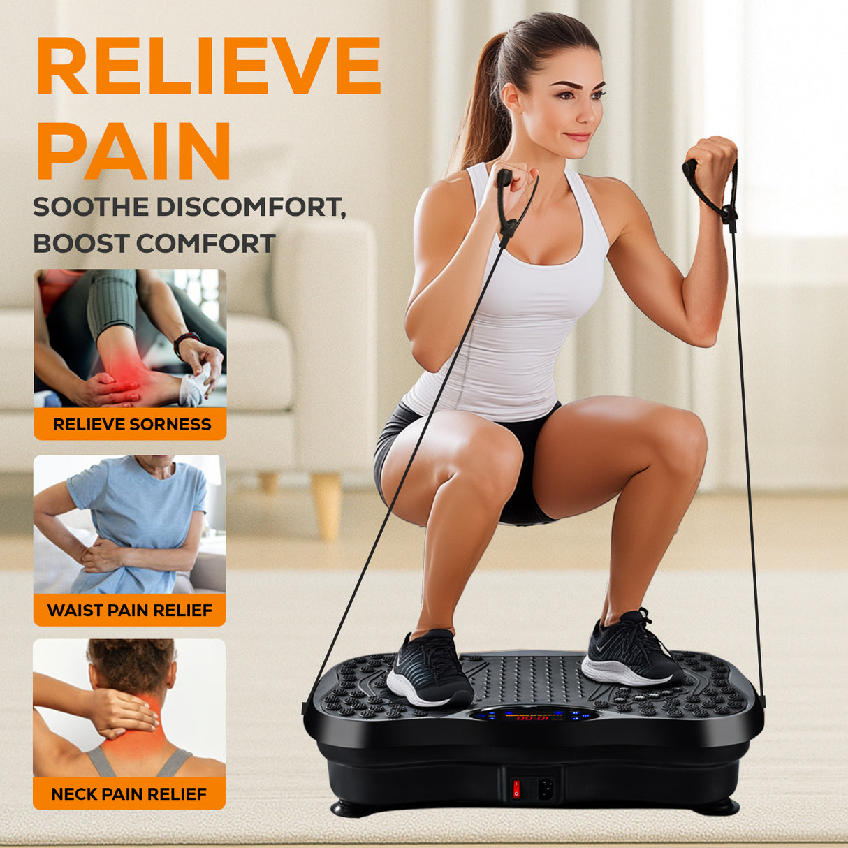 Exercise Vibration Plate Device | For Full Body Home Workout