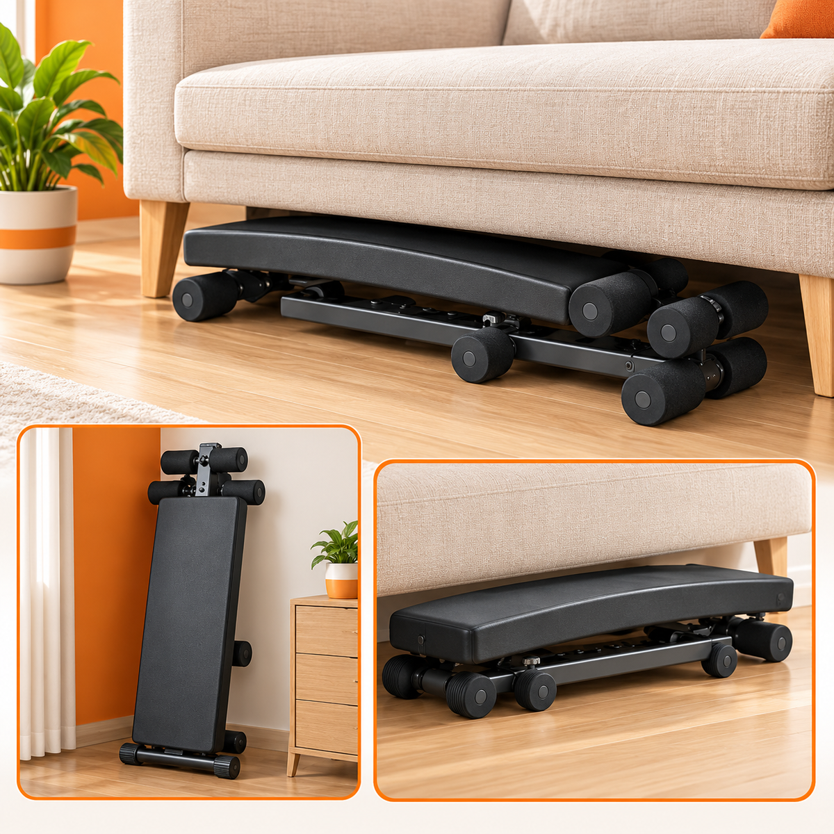 Adjustable Dumbbell & Barbell Set with Adjustable Sit Up Bench