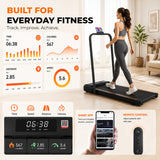 FK Sports Walking Pad Foldable Under-Desk Treadmill – Quiet 2.5HP Motor, Up to 6 km/h, Home & Office Use