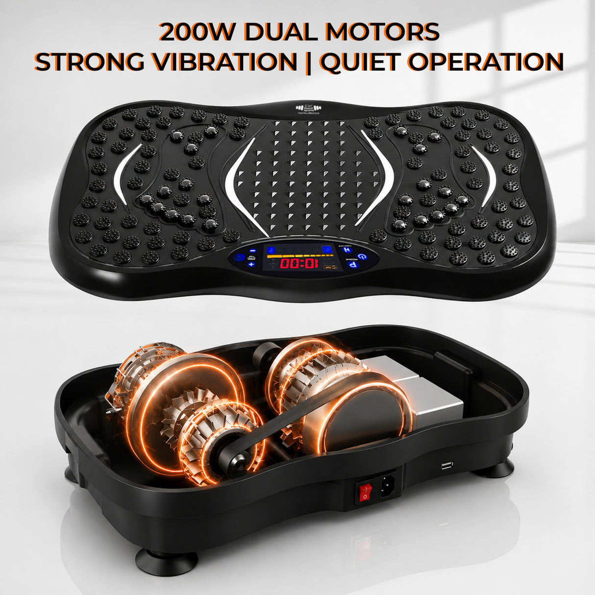 FK Sports Vibration Plate Machine | Full-Body Fitness Platform for Home Workout
