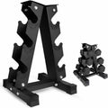 3-Tier Dumbbell Rack – Gym & Home Storage Stand with Dumbbell Sets
