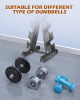 Dumbbell Rack – 6-Tier Heavy-Duty Steel Weight Stand