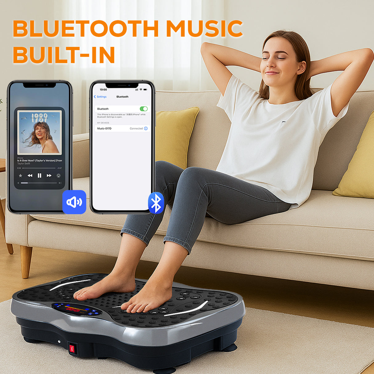 Exercise Vibration Plate Device | For Full Body Home Workout