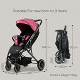 Lightweight Foldable Baby Stroller & Pram | Compact, Durable & Travel-Friendly Pushchair