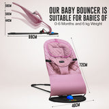 Newborn Baby Bouncer Chair – Soft, Durable & Foldable Infant Rocker Seat