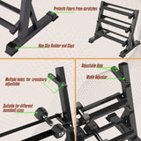 3-Tier Heavy-Duty Dumbbell Rack – Sturdy Weight Storage Stand for Home or Commercial Gym