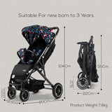 Lightweight Foldable Baby Stroller & Pram | Compact, Durable & Travel-Friendly Pushchair