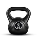 Buy 6KG Vinyl Kettlebell – Cast Core Non-Slip Strength Weight | FK Sports
