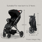 Lightweight Foldable Baby Stroller & Pram | Compact, Durable & Travel-Friendly Pushchair