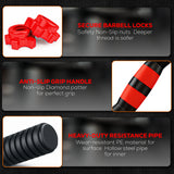 (20/30/40kg) Adjustable Dumbbells & Barbell Set – Home Gym Weights with Connecting Rod for Men & Women