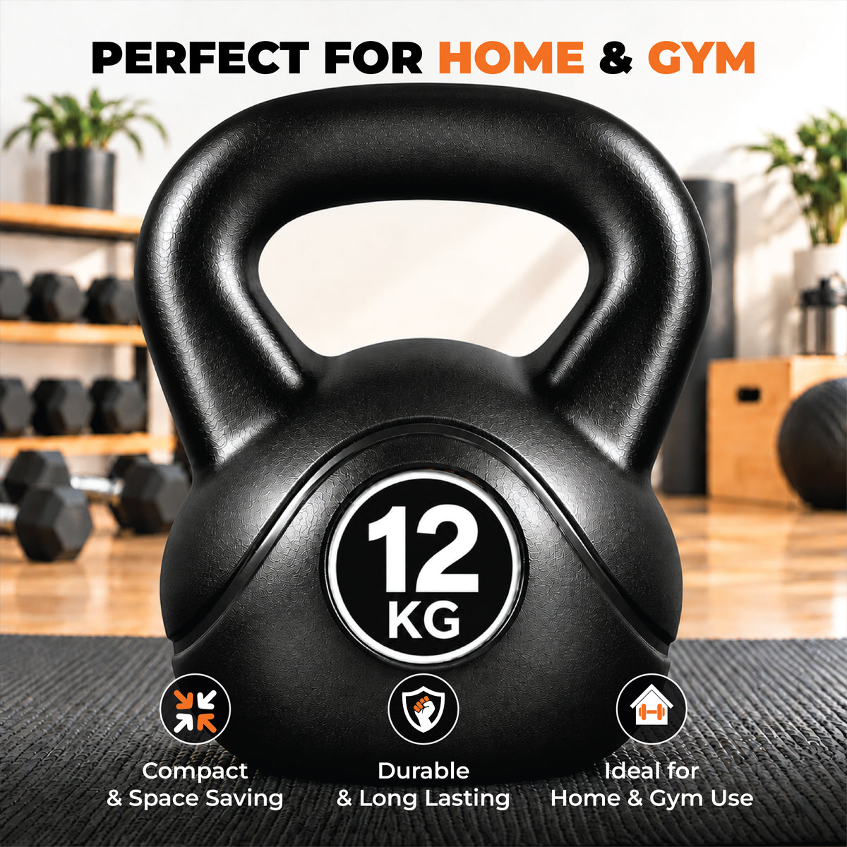 Vinyl Coated Kettlebells – Heavy Weight Kettlebell Set for Home Gym Workouts (2kg to 24kg) – Strength Training for Men & Women