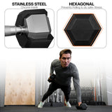 Hex Dumbbell Set – Rubber Coated Dumbbells 2.5kg–20kg | FK Sports