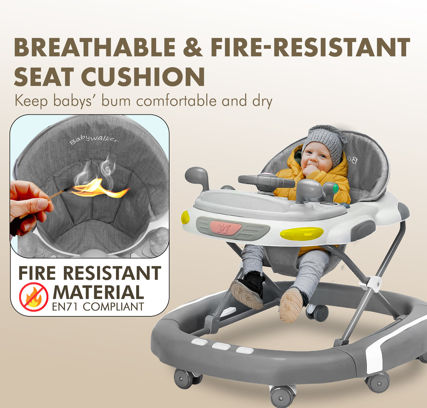 Baby Walker & Rocker First Steps Activity Ride-On UK | FK Sports