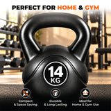 Vinyl Coated Kettlebells – Heavy Weight Kettlebell Set for Home Gym Workouts (2kg to 24kg) – Strength Training for Men & Women