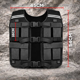 FK Sports 10KG Weighted Vest With Vibration Plate Exercise Machine – Home Gym Fitness Workout Combo
