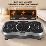 FK Sports 10KG Weighted Vest With Vibration Plate Exercise Machine – Home Gym Fitness Workout Combo