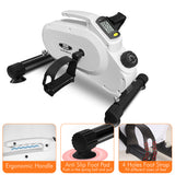 Mini Exercise Bike – Portable Under Desk Pedal Exerciser for Arm & Leg Workouts (8-Level Magnetic Resistance)