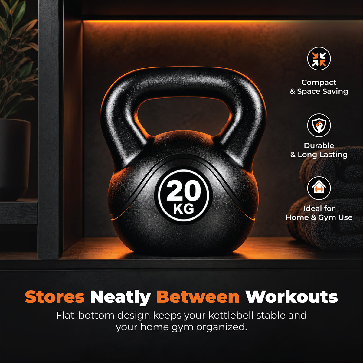 Vinyl Coated Kettlebells – Heavy Weight Kettlebell Set for Home Gym Workouts (2kg to 24kg) – Strength Training for Men & Women