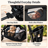 Foldable Baby Stroller – Lightweight Travel Pushchair
