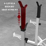Heavy-Duty Adjustable Squat Rack – Barbell Stand for Home Gym Bench Press & Lifting