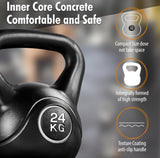 Vinyl Coated Kettlebells – Heavy Weight Kettlebell Set for Home Gym Workouts (2kg to 24kg) – Strength Training for Men & Women