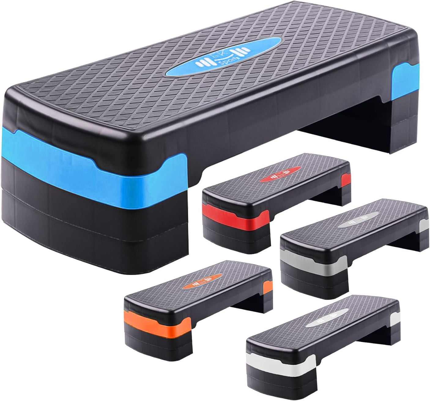 Aerobic Stepper Adjustable Height 2-3-5 Levels Exercise Stepper for Home Yoga