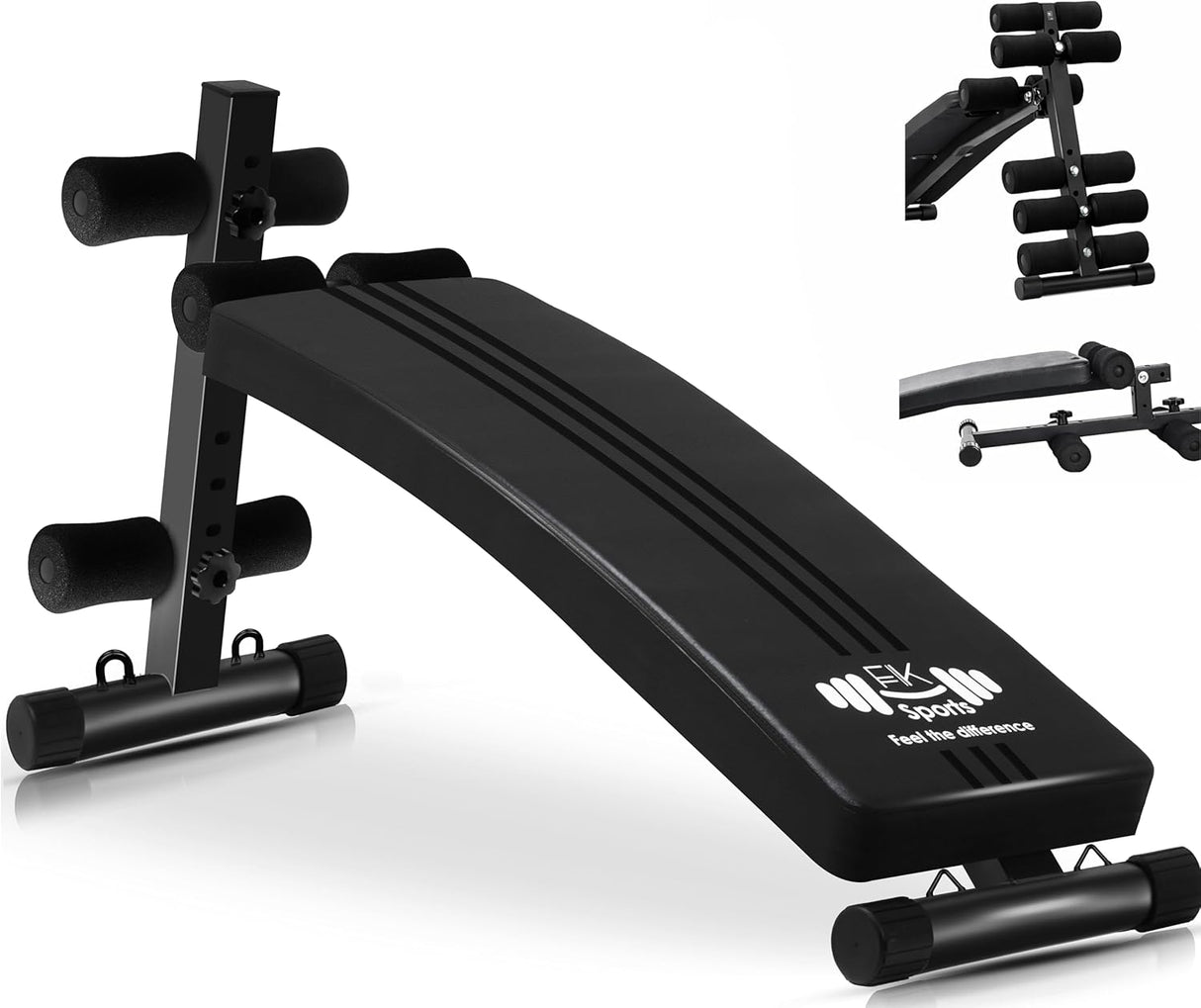 Adjustable Foldable Sit-Up & Weights Bench – 6 Level Incline Ab & Bench Press Bench