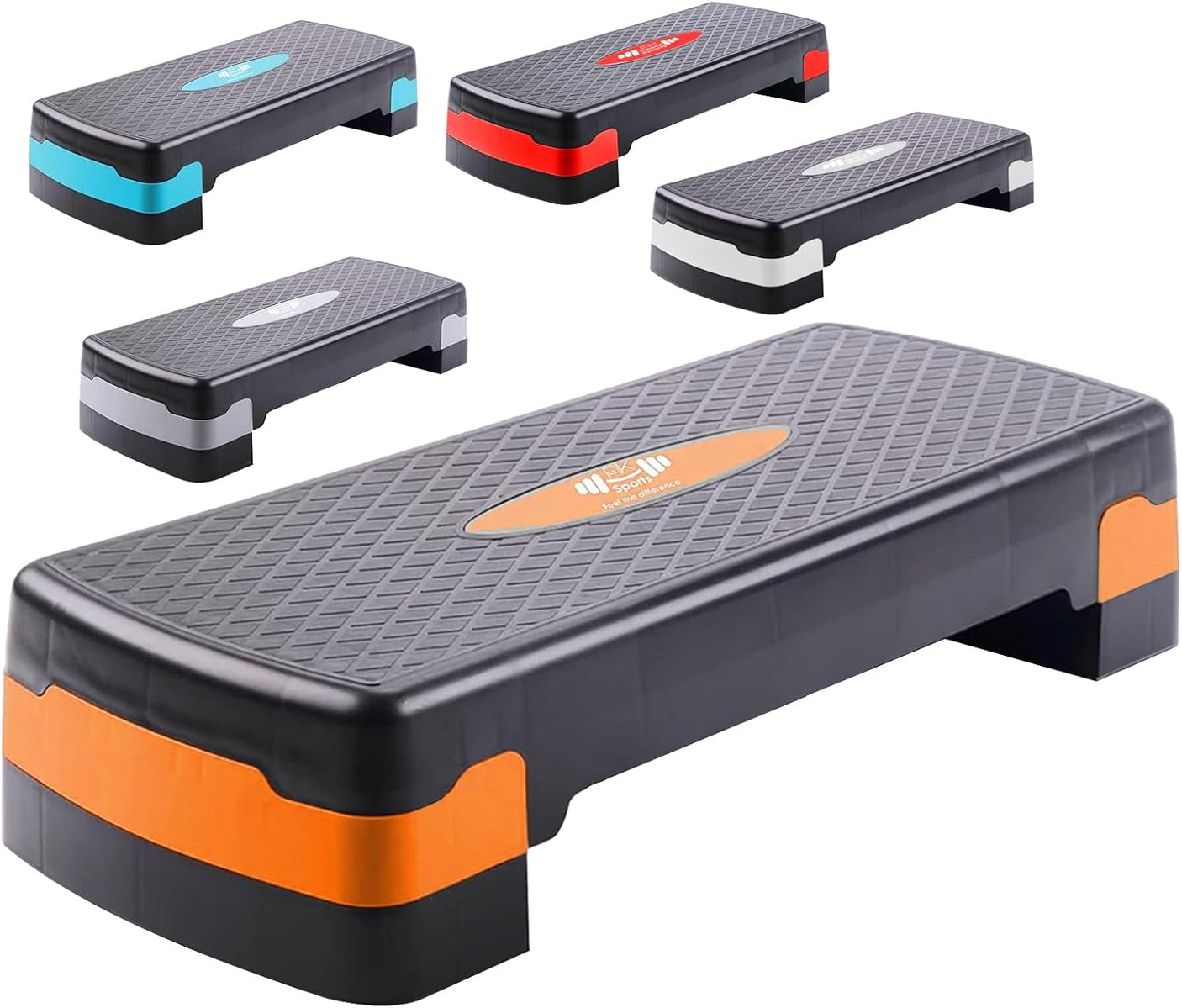 Aerobic Stepper Adjustable Height 2-3-5 Levels Exercise Stepper for Home Yoga