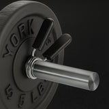 Standard 1" Chrome Barbell – 4ft, 5ft, 6ft, 7ft | Knurled Grip, Collars Included | Fits 1" Weight Plates – Home Gym & Strength Training