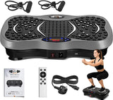 Vibration Plate Machine | Vibration Exercise Platform | Bluetooth Speaker, Remote Control & Resistance Bands | FK Sports