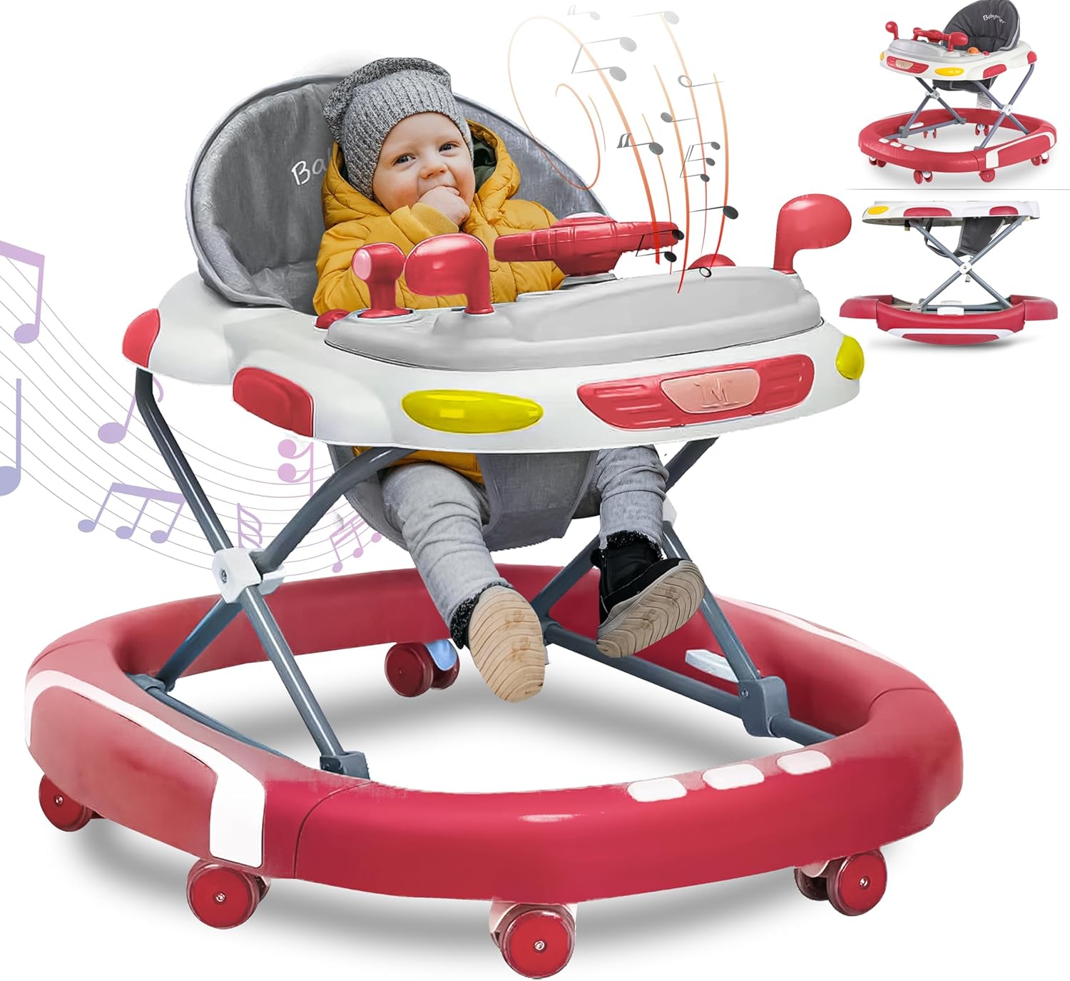Baby Walker & Rocker Bouncer with Music | FK Sports UK
