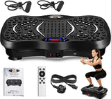 Vibration Plate Machine | Vibration Exercise Platform | Bluetooth Speaker, Remote Control & Resistance Bands | FK Sports
