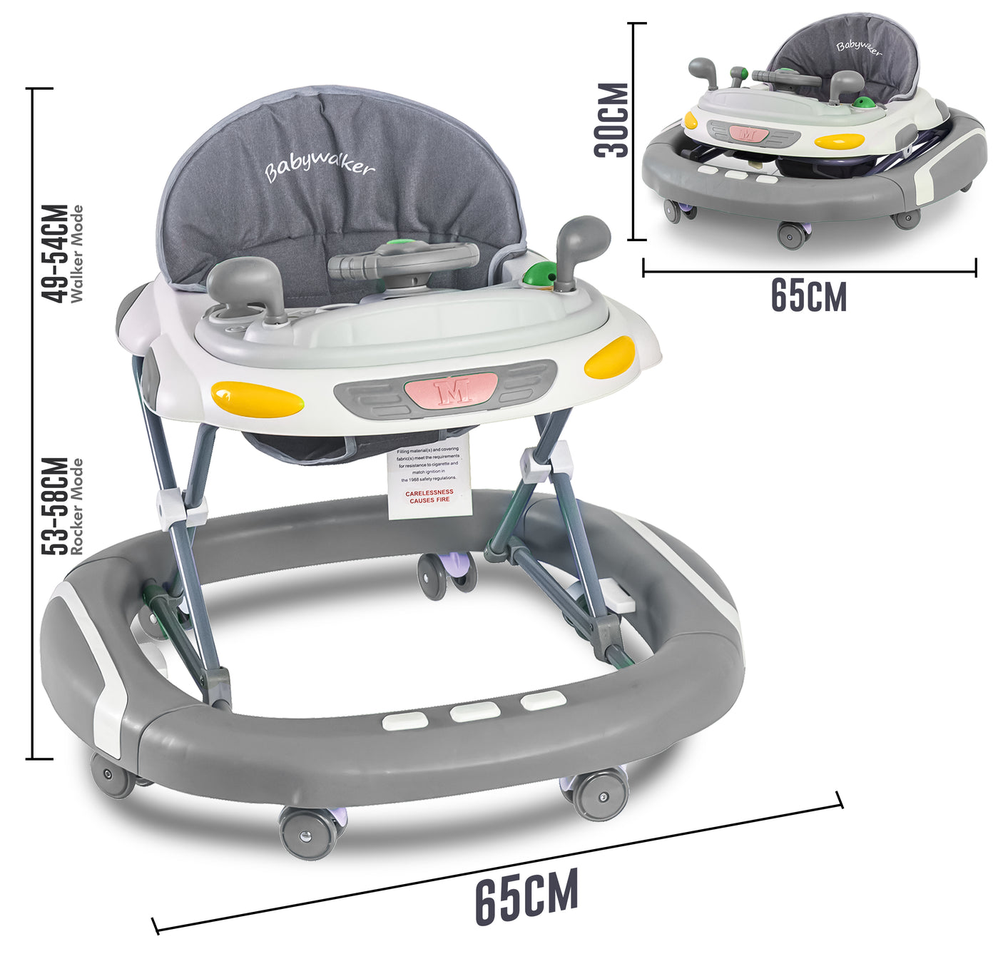 Baby Walker & Rocker First Steps Activity Ride-On UK | FK Sports