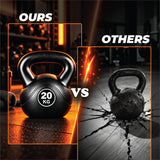 Vinyl Coated Kettlebells – Heavy Weight Kettlebell Set for Home Gym Workouts (2kg to 24kg) – Strength Training for Men & Women