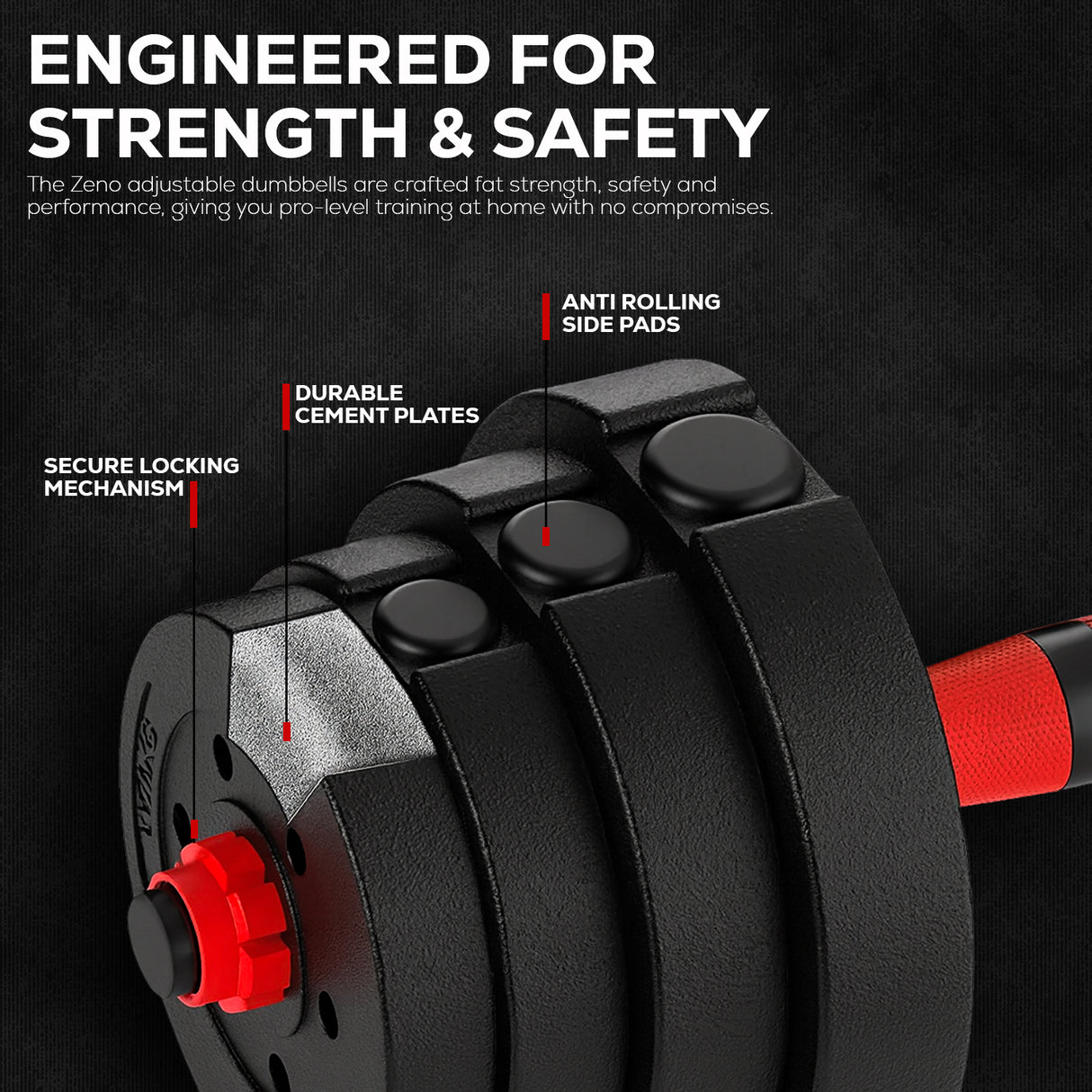 (20/30/40kg) Adjustable Dumbbells & Barbell Set – Home Gym Weights with Connecting Rod for Men & Women