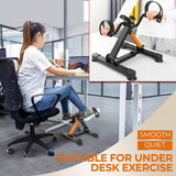 Mini Exercise Bike Portable Pedal Exerciser Resistance Cycle Indoor Gym Fitness