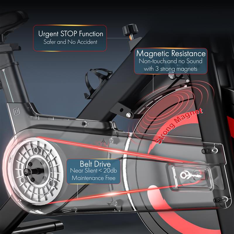 Buy Premium Exercise Bike – 10kg Flywheel with LCD Display – FK Sports