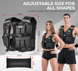 FK Sports Adjustable Weighted Vest (5kg–20kg) – Gym, Running & Strength Training Vest